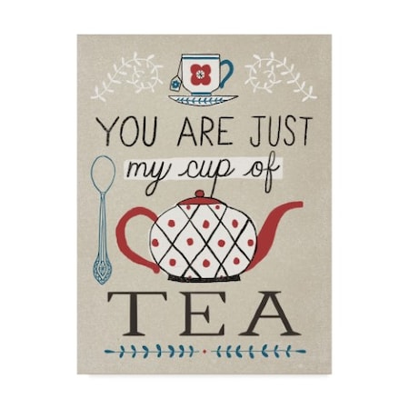 Trademark Fine Art Oliver Towne 'Cup Of Tea' Canvas Art, 35x47 WAP07382-C3547GG